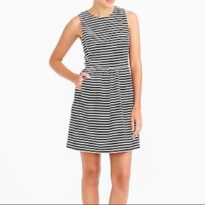 J. Crew Striped Daybreak Ponte Dress